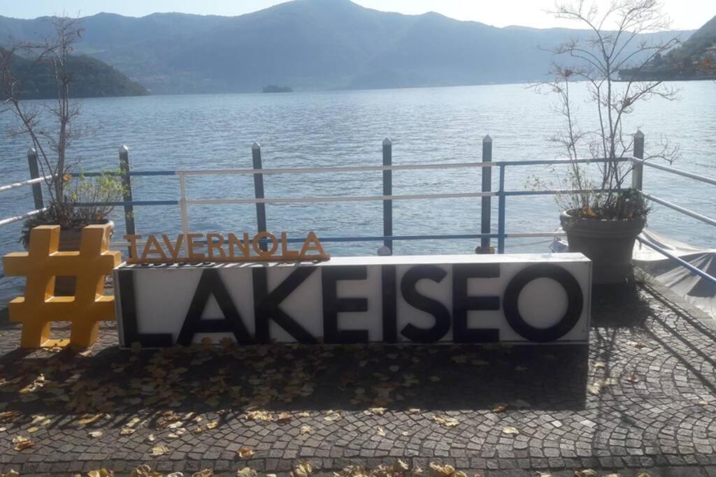 Appartamento Sul Lago D'Iseo Tavernola Bergamasca Exterior foto